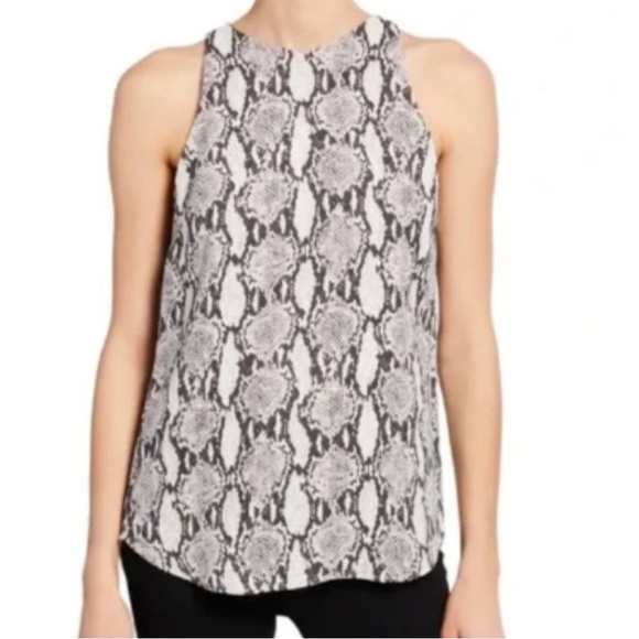 A.L.C. Anise Snake Print Sleeveless Blouse - Picture 10 of 11